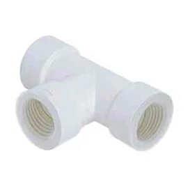 PVC fehér T 20mm gumitömítéses