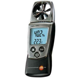 Testo 410-2 Légsebességmérő+Hőmérő+Páramérő