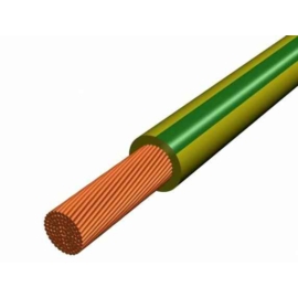 Kábel 1x16mm Zöld/sárga