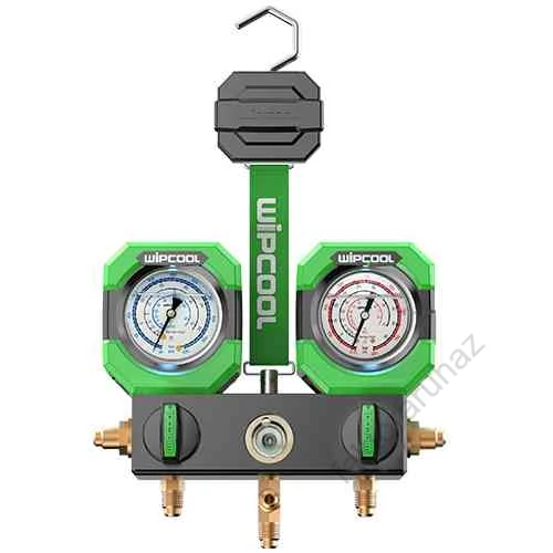 Szervízcsaptelep készlet R22, R410, R32 -2 utas MG-2K(LED világítás) Wipcool